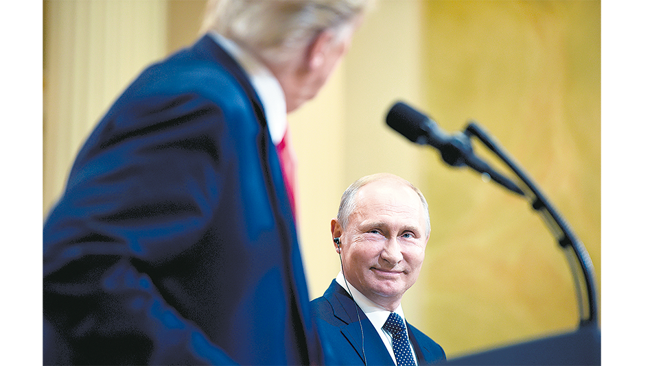 Trump y Putin durante su última cumbre en Helsinki en julio del año pasado.