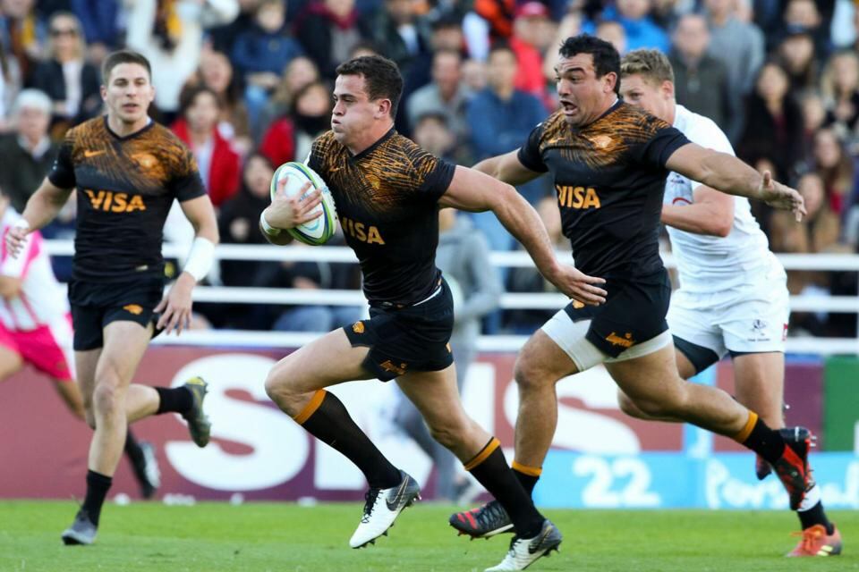 Jaguares en acción en el Super Rugby 2019.