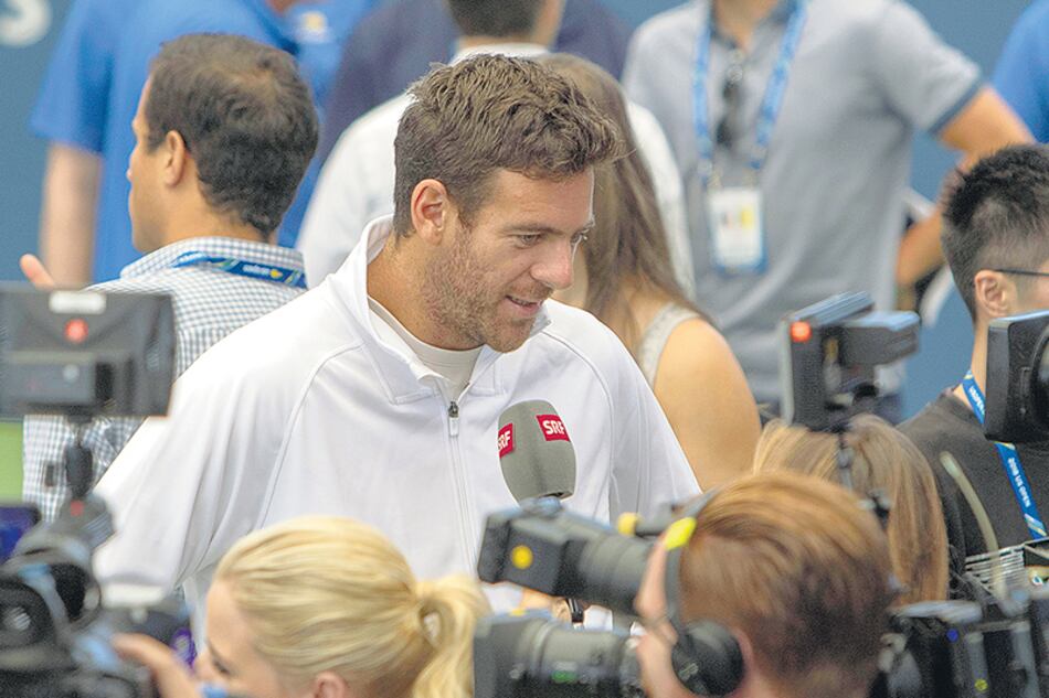 Juan Martín del Potro está listo para su debut en el US Open.