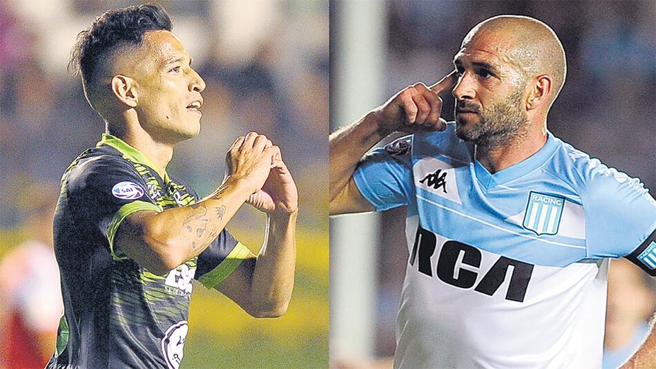 Fernando Márquez y Lisandro López, goleadores de Defensa y Racing, escolta y líder de la Superliga.