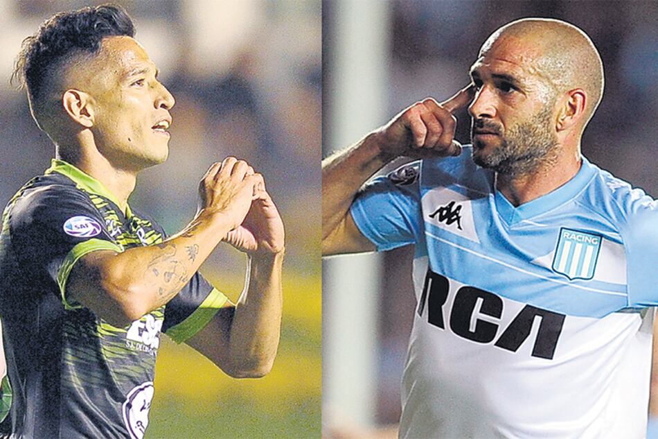 Fernando Márquez y Lisandro López, goleadores de Defensa y Racing, escolta y líder de la Superliga.