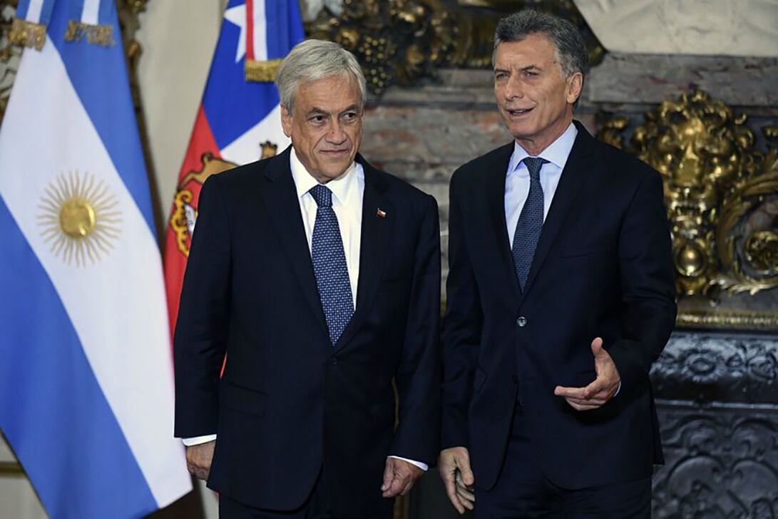 Sebastián Piñera y Mauricio Macri.