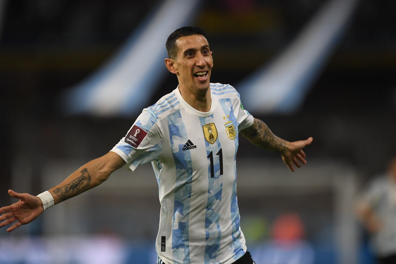 Di María fue una de las figuras en la noche de la Bombonera. 