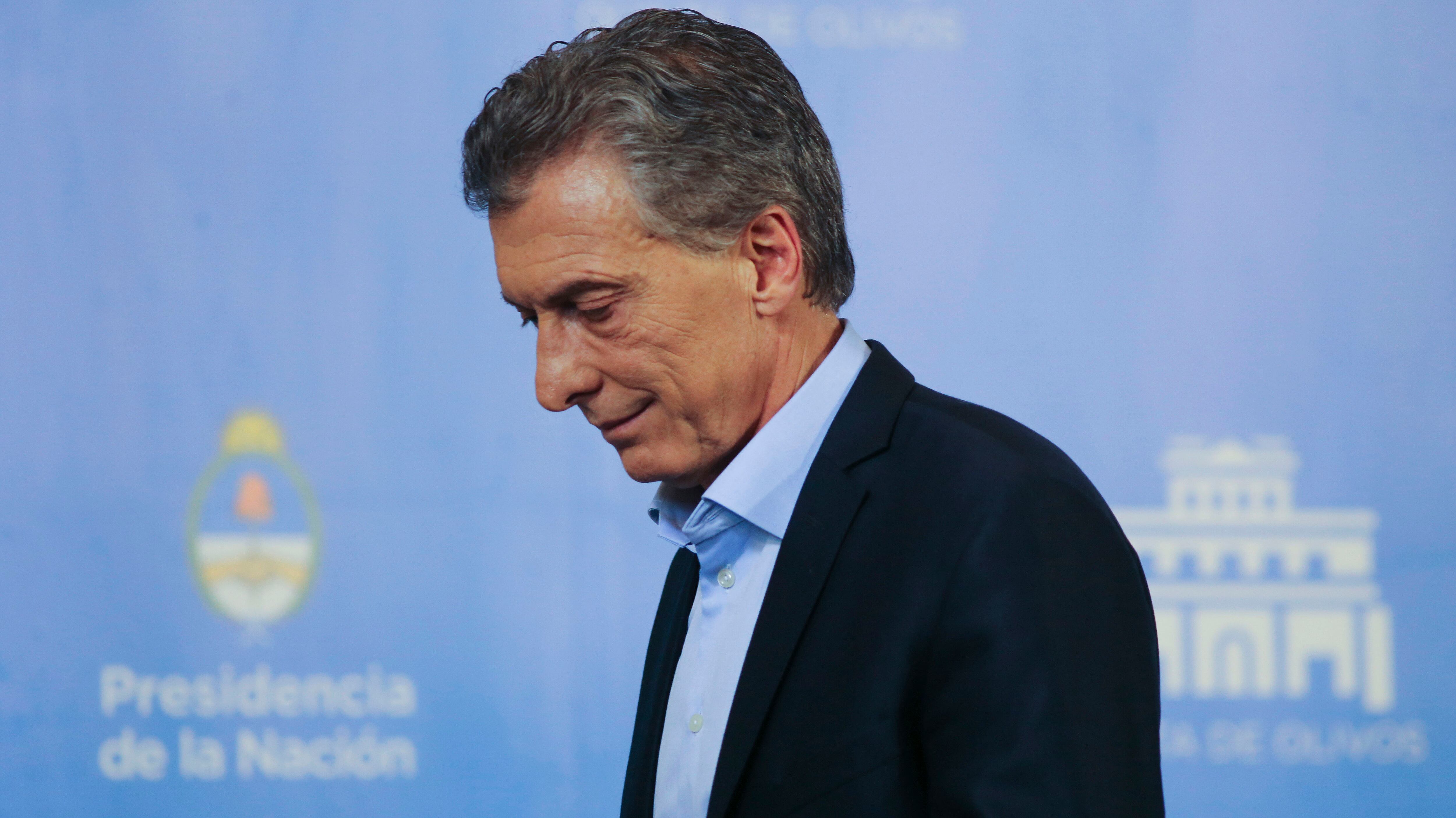El Presidente Mauricio Macri.