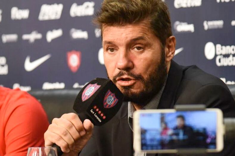 Marcelo Tinelli es el presidente de la Liga Profesional de fútbol.