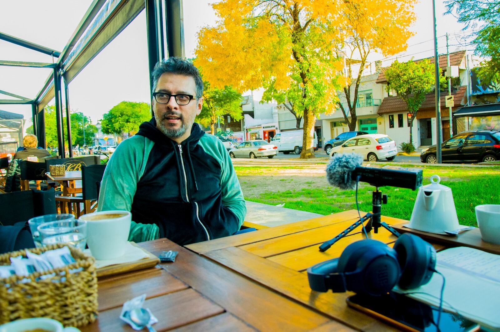 Julio Leiva, el entrevistador que eligen los más chicos