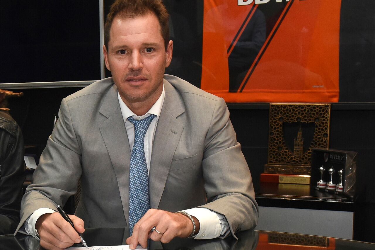 Jorge Brito, candidato oficialista a presidente en River.