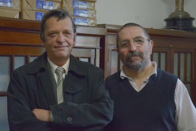 Ricardo Berlot y Roberto Mella son los encargados de concretar la postergada radio del Poli.