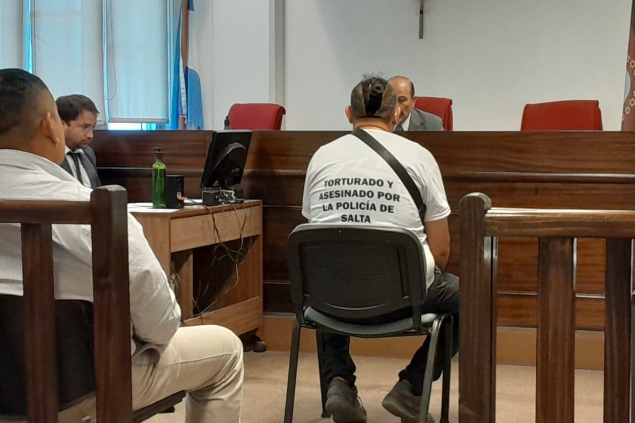 Facundo Carreras declarando en la primera audiencia.