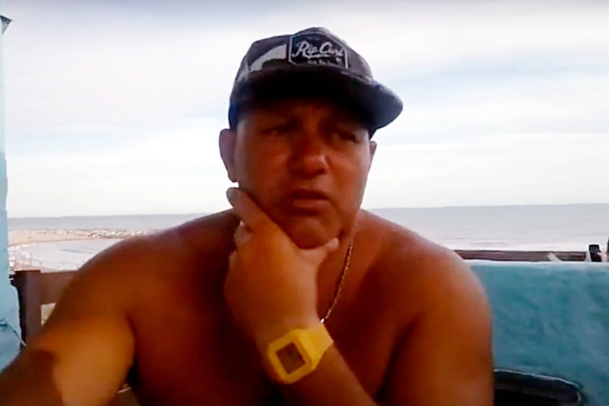 Daniel Pezzente, rugbier y surfista.