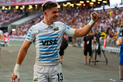 Marcos "Rayo" Moneta, wing de Los Pumas 7s.