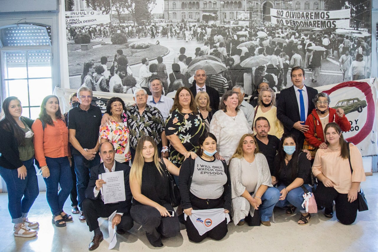 El acto se realizó en el Archivo Nacional de la Memoria.