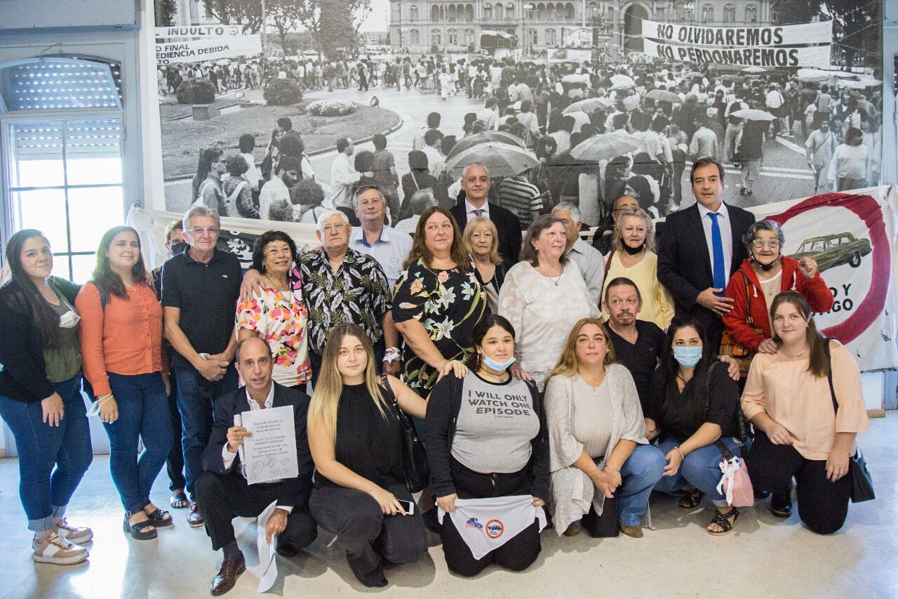 El acto se realizó en el Archivo Nacional de la Memoria.
