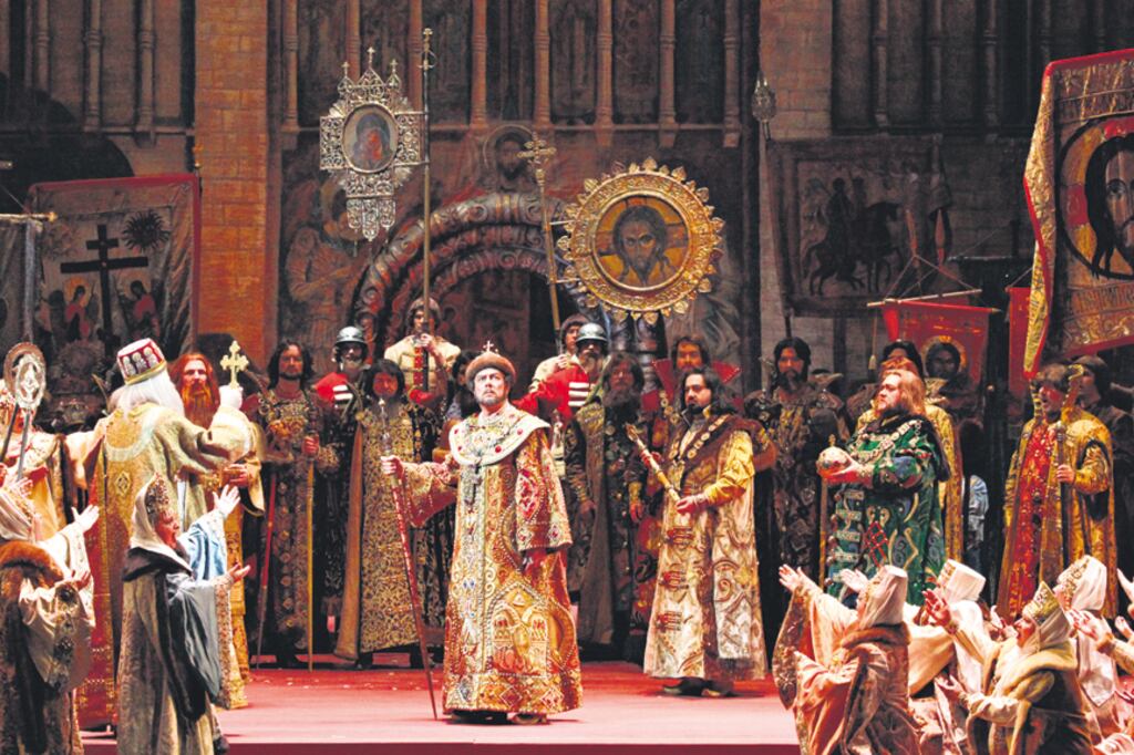 Puesta de Boris Godunov en San Petesburgo, 2017