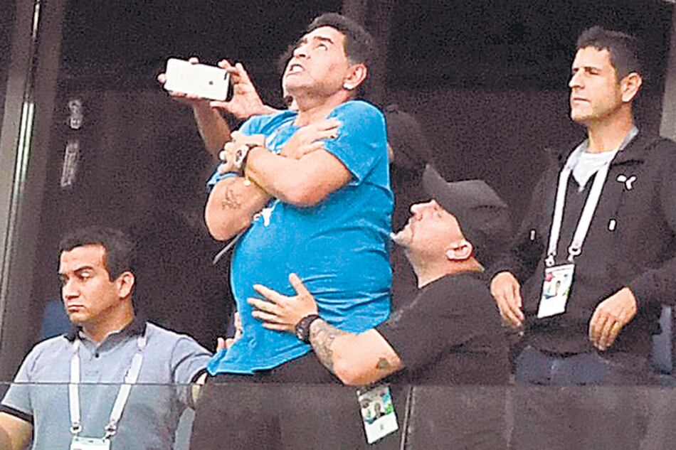 Maradona: no murió durante la Copa.