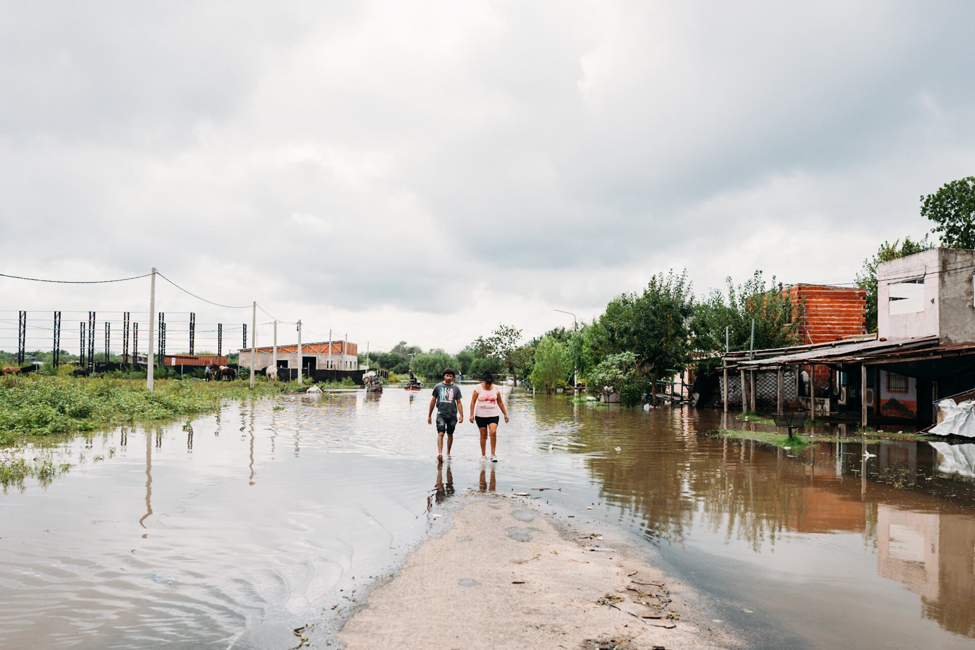 Entre Ríos: cayeron más de 300 milímetros de agua que dejaron más de 900 evacuados. Foto: Gobierno de Entre Ríos