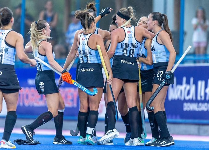 Las Leonas vencieron a Inglaterra por la FIH Pro League en diciembre pasado