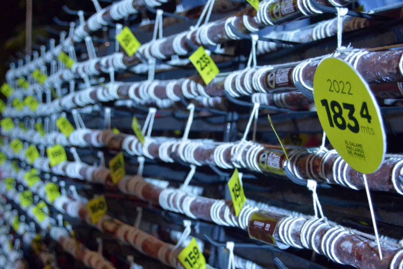 Este extraordinario logro se llevó a cabo en la quinta edición del Festival del Salame y el Cerdo, que se celebra anualmente en la ciudad (Foto: Municipio de Tandil)