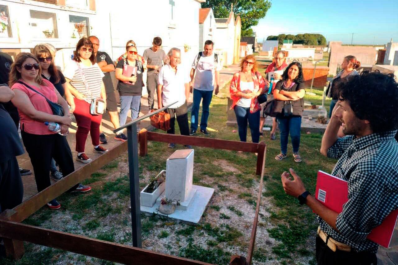 El sitio de la Memoria, ubicado en el cementerio de Lavalle, donde se encontraron los restos de Azucena Villaflor.