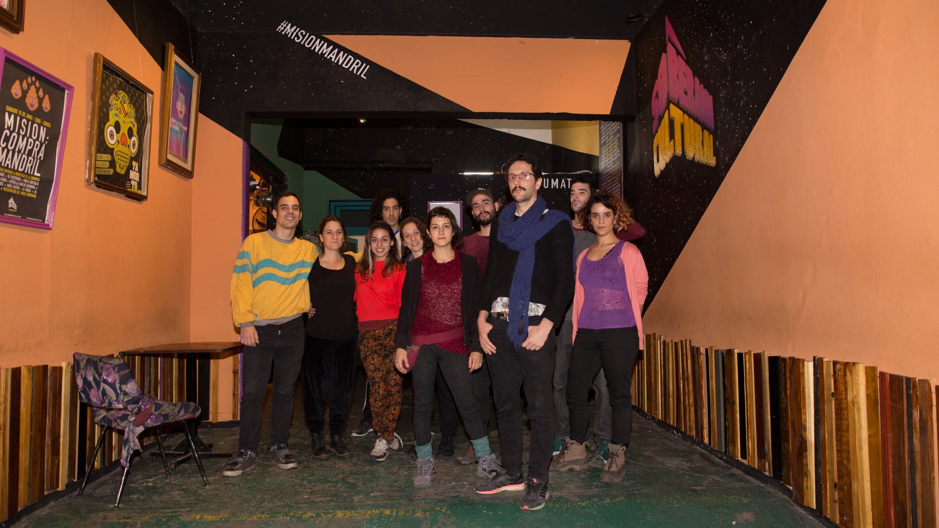 Mañana largará la primera Misión Mandril: una varieté cultural para juntar fondos para la compra del local.