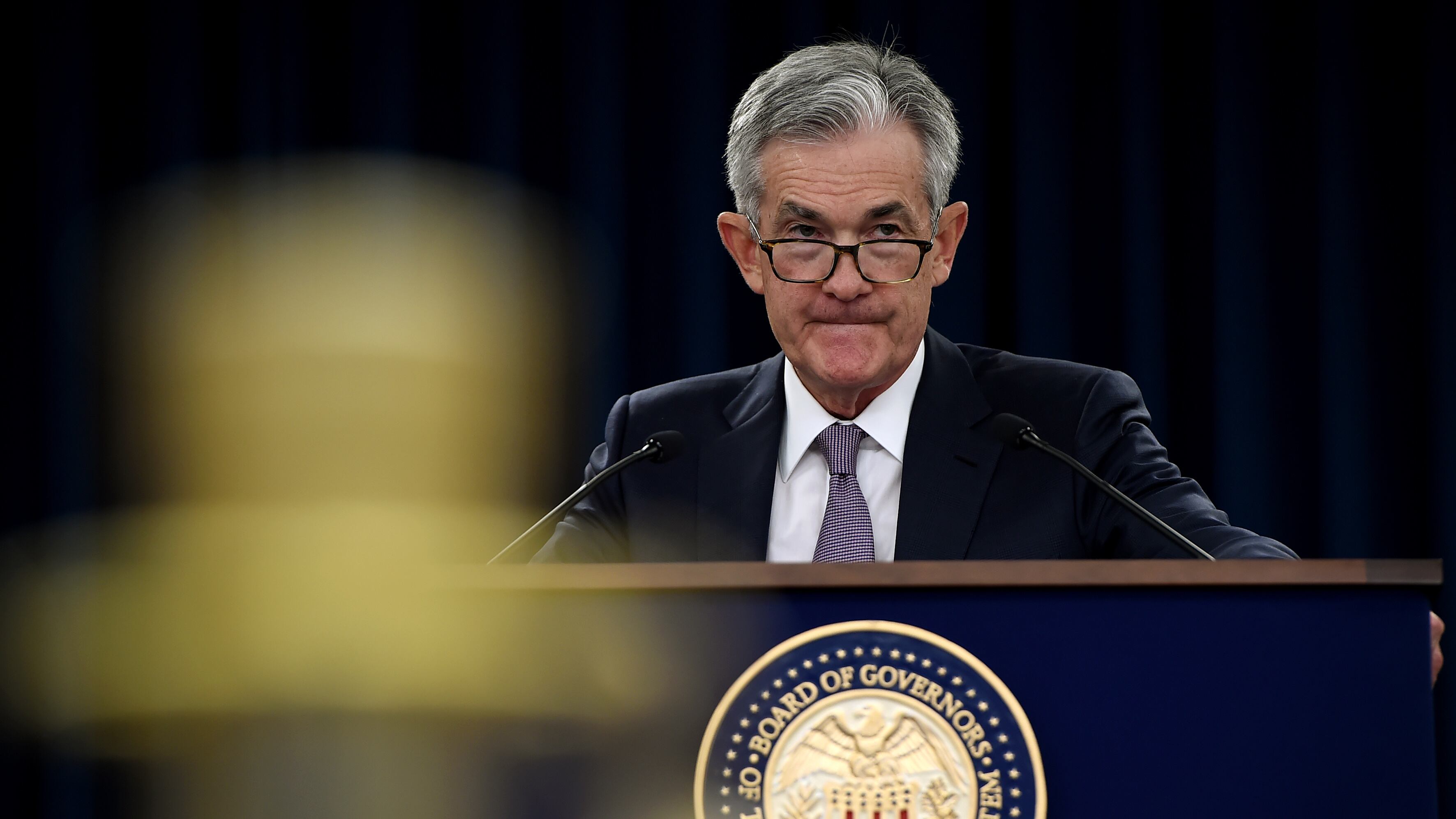 Jerome Powell, presidente de la Reserva Federal.