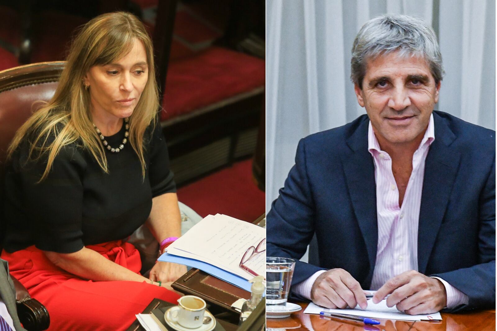 Juliana Di Tullio tuvo un cruce con Luis Caputo por X