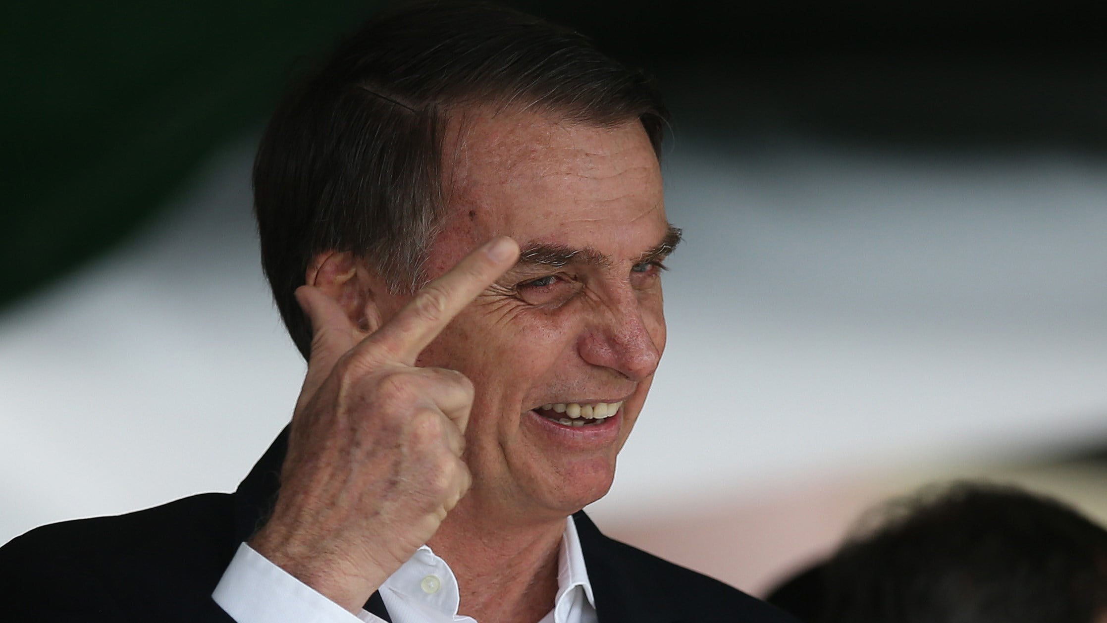 El presidente Jair Bolsonaro, que había intentado culpar a las ONG por los incendios en Amazonia.