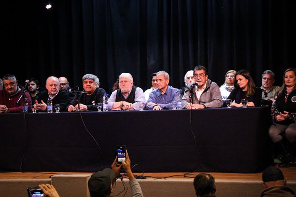 Yasky, Moyano, Minucci, Palazzo y Godoy.