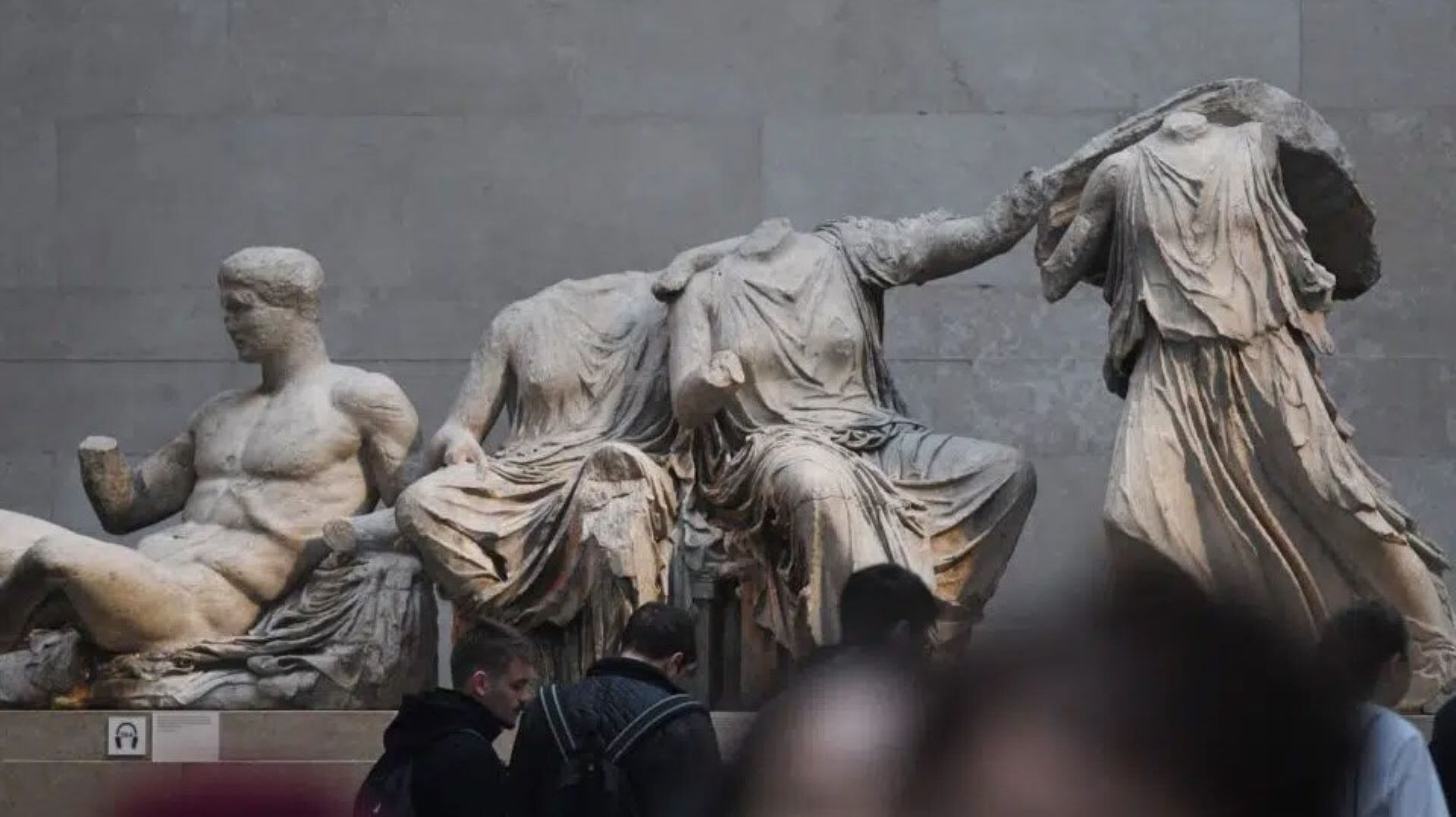 Parte de los frisos del Partenón en el Museo Británico de Londres, que Grecia sigue reclamando. Imagen: EFE.