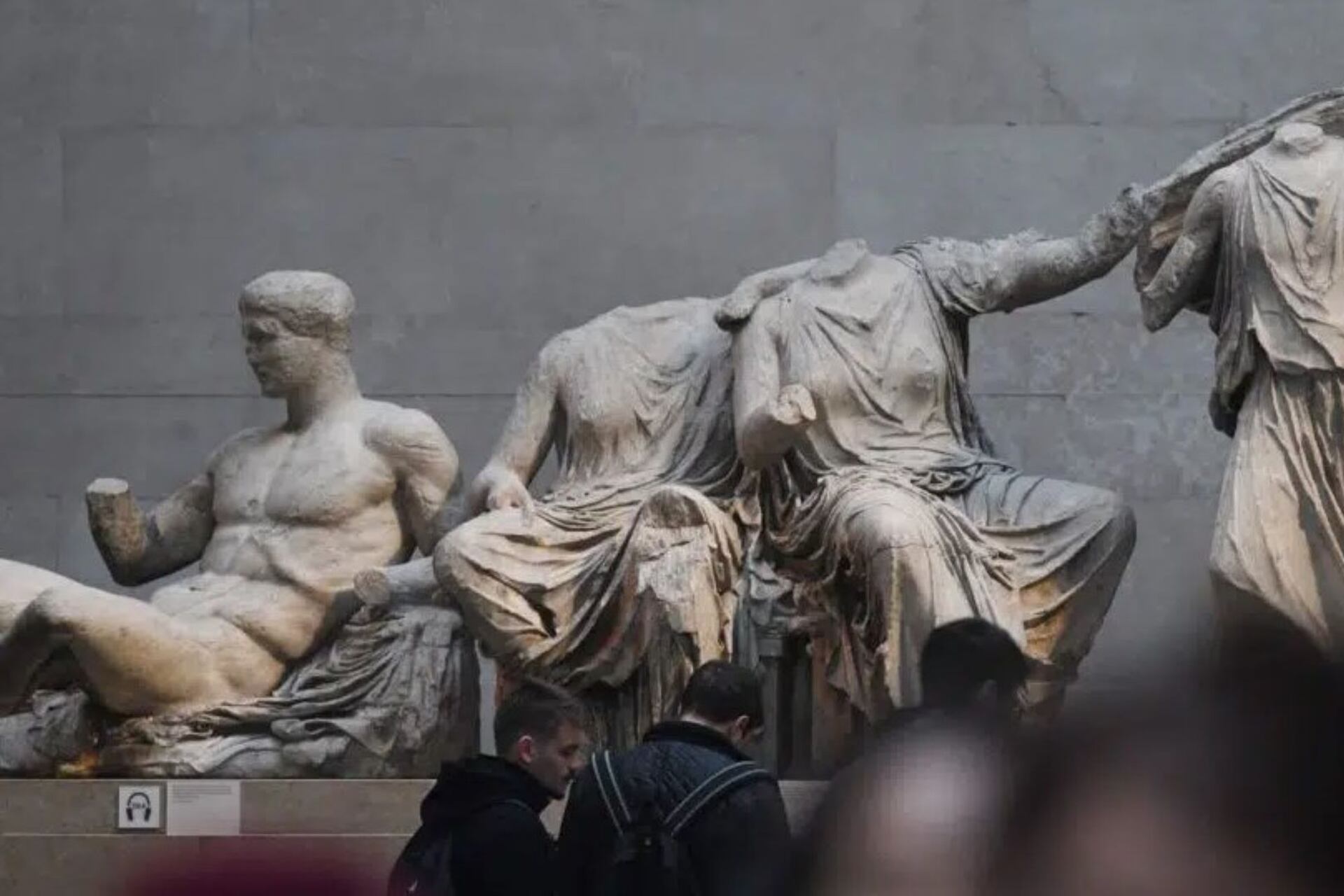 Parte de los frisos del Partenón en el Museo Británico de Londres, que Grecia sigue reclamando. Imagen: EFE.