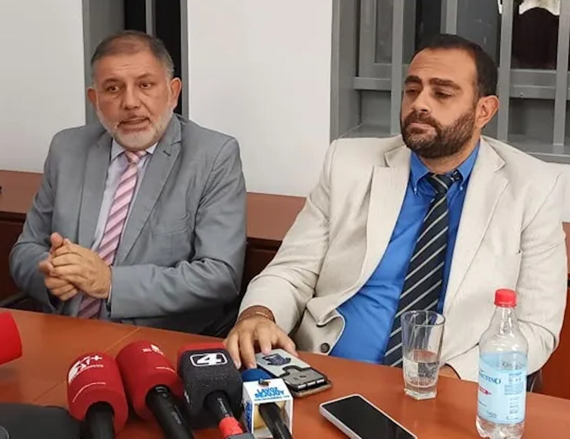 Los fiscales Walter Rondón y Guillermo Beller.