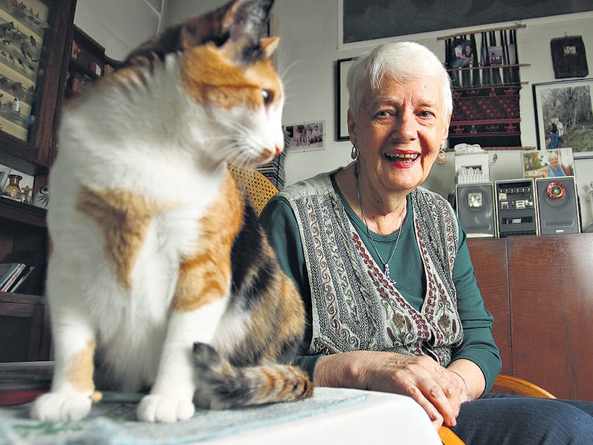 Devetach, autora de La torre de cubos. 