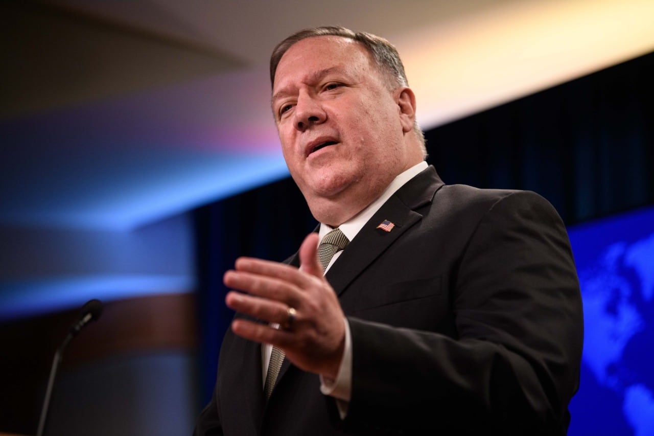 Secretario de Estado Mike Pompeo, arquitecto del acoso a Venezuela.