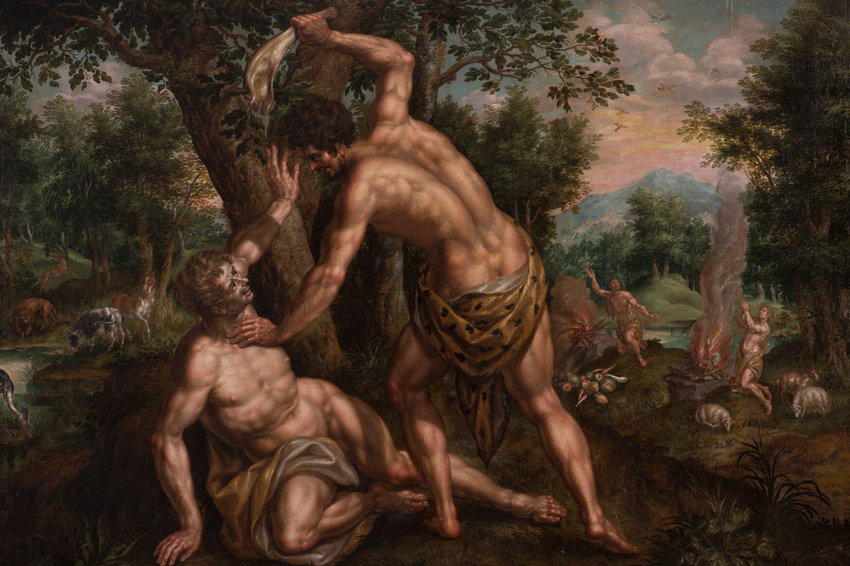 Caín y Abel (Hendrick De Clerck y Denis Van Alsloot).