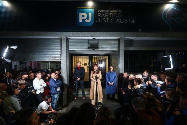 El discurso de Cristina junto a Máximo y Alicia Kirchner, tras la condena de la Corte Suprema