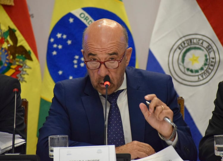 Oscar Laborde, presidente del Parlasur