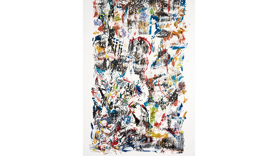 Oleo de Juan Astica; 2018, 100 x 70 cm.