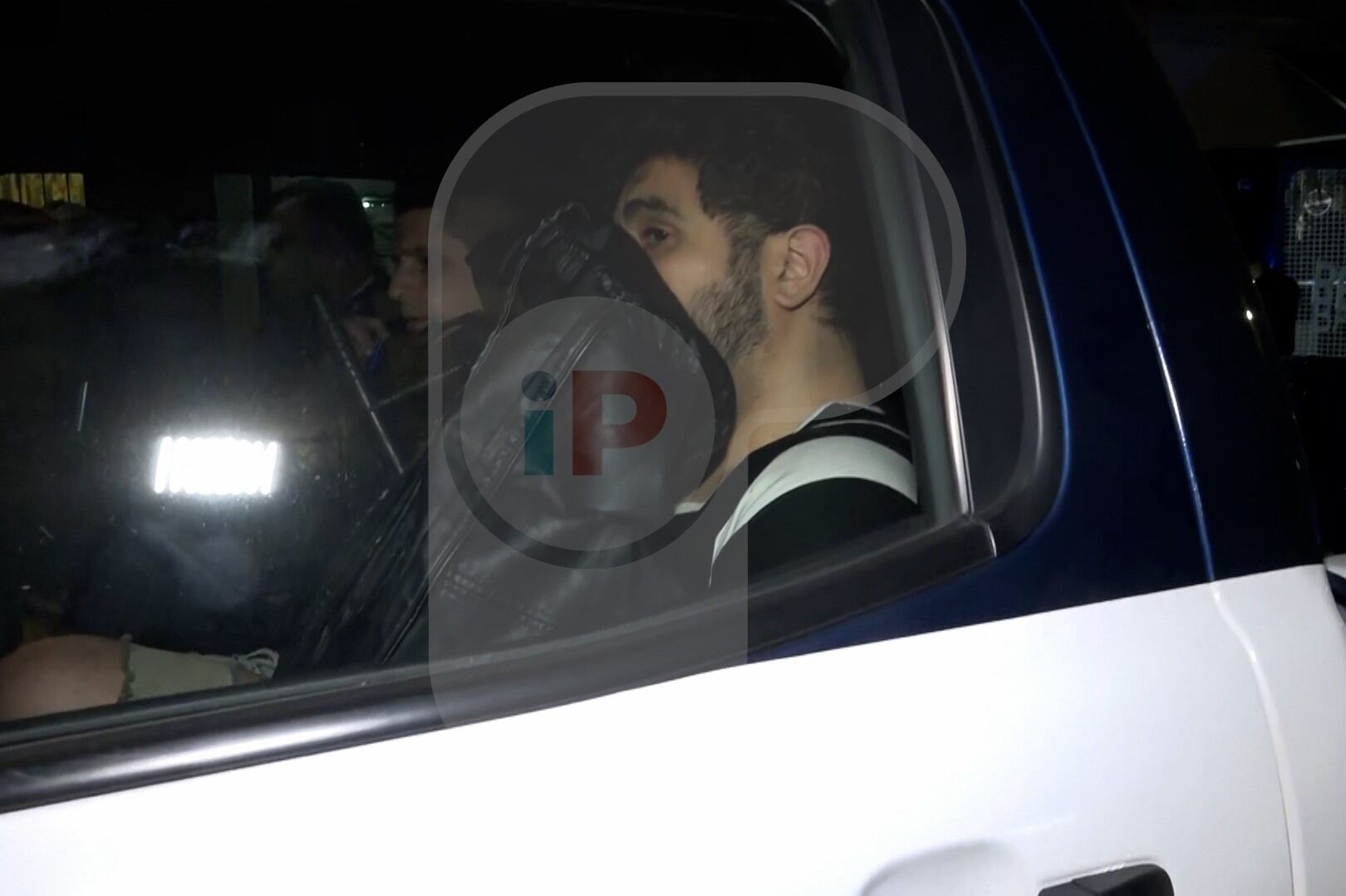 El sujeto detenido por apuntarle con un arma a Cristina (Foto: IP).