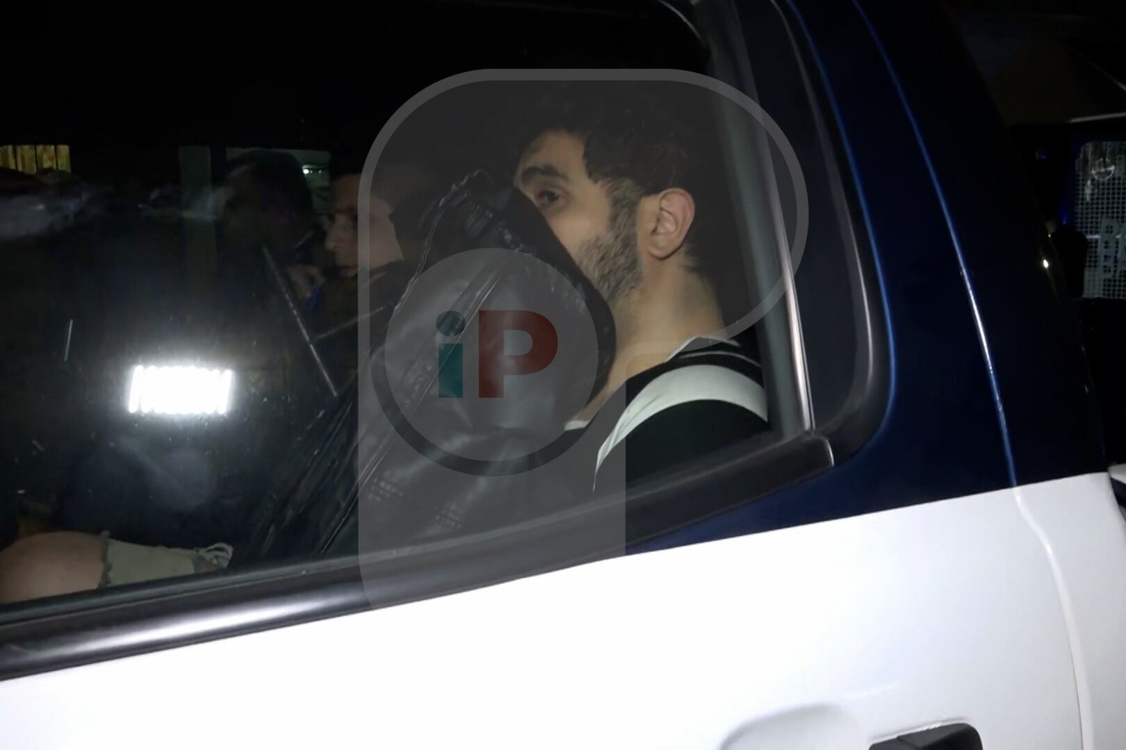 El sujeto detenido por apuntarle con un arma a Cristina (Foto: IP).