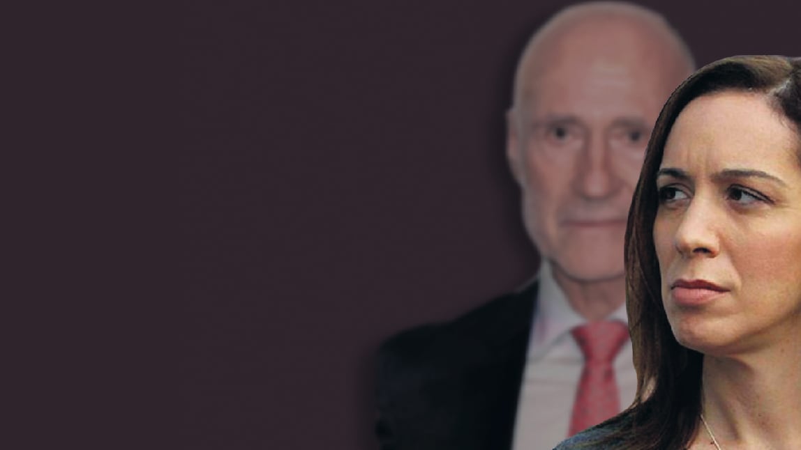 María Eugenia Vidal y Rogelio Pagano.