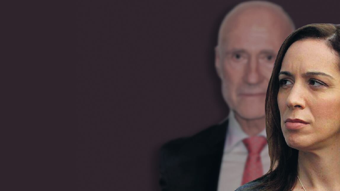 María Eugenia Vidal y Rogelio Pagano.