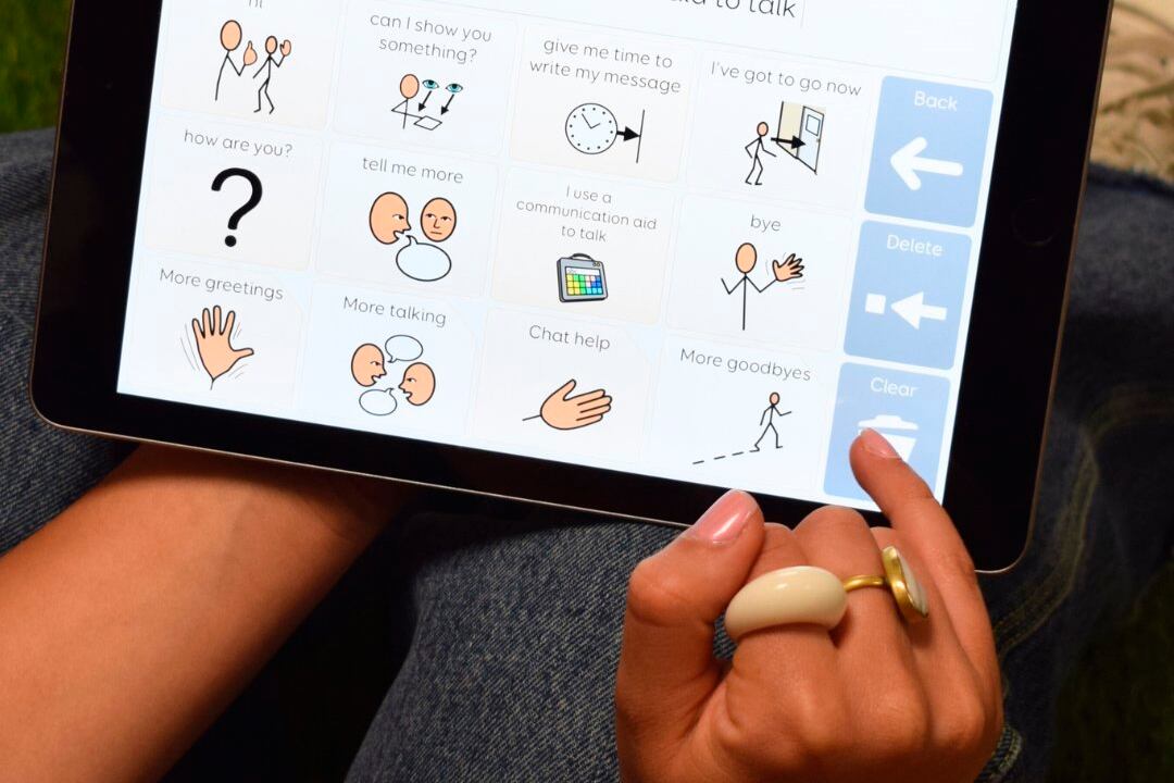 Una interfase para personas con discapacidad en la voz.