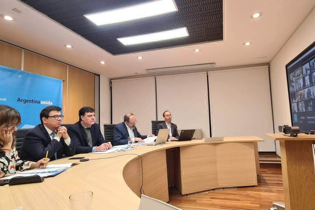 Claudio Moroni, ministro de Trabajo de la Nación, encabezó la reunión virtual del Consejo del Salario