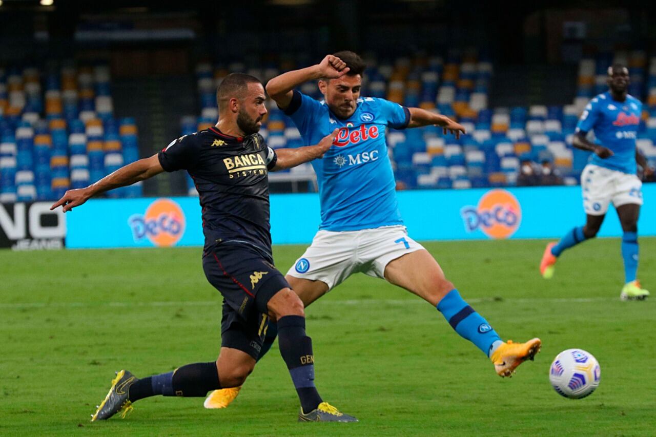 Genoa viene de caer por 6-0 ante Napoli.