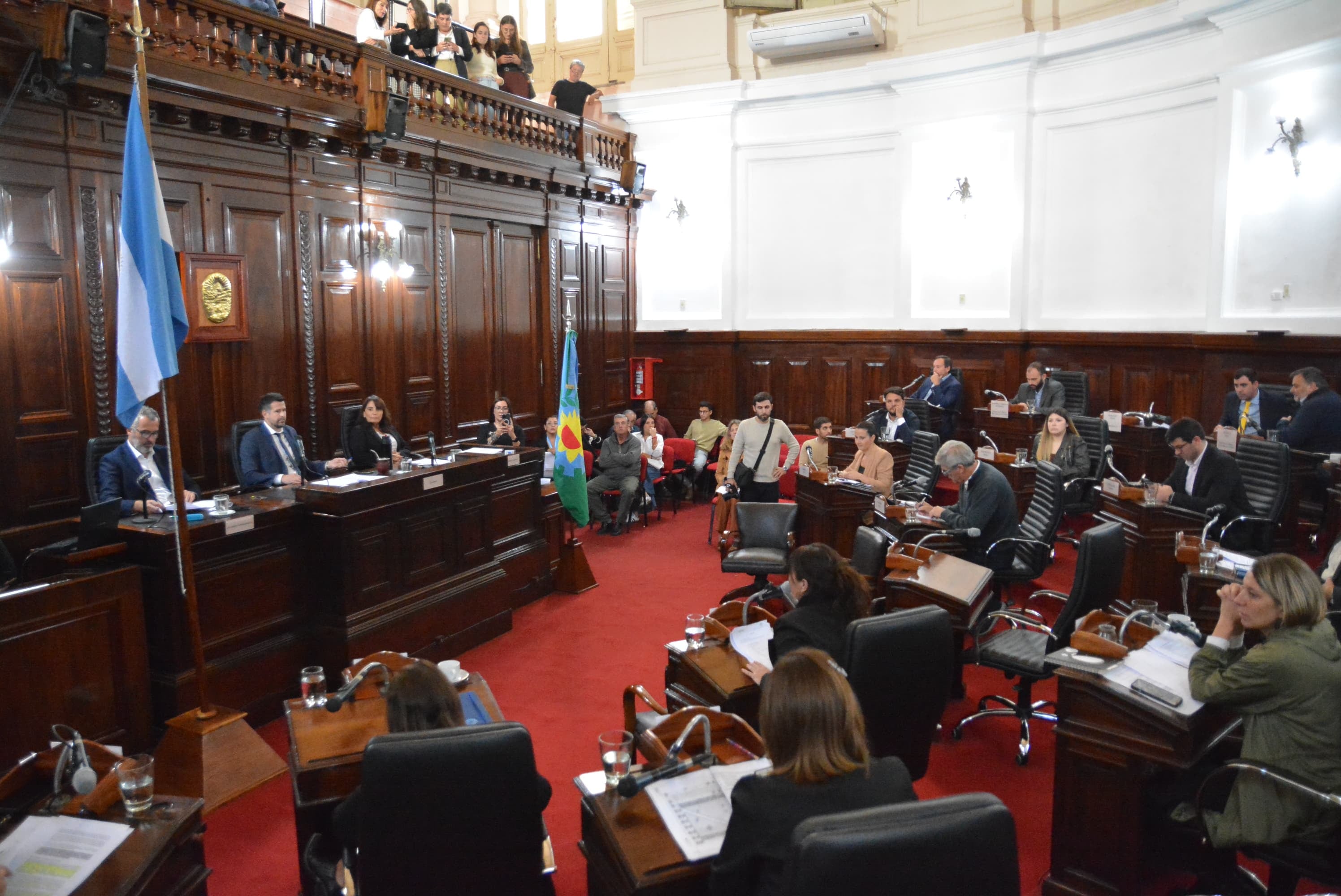 El Concejo Deliberante de La Plata en plena sesión. 