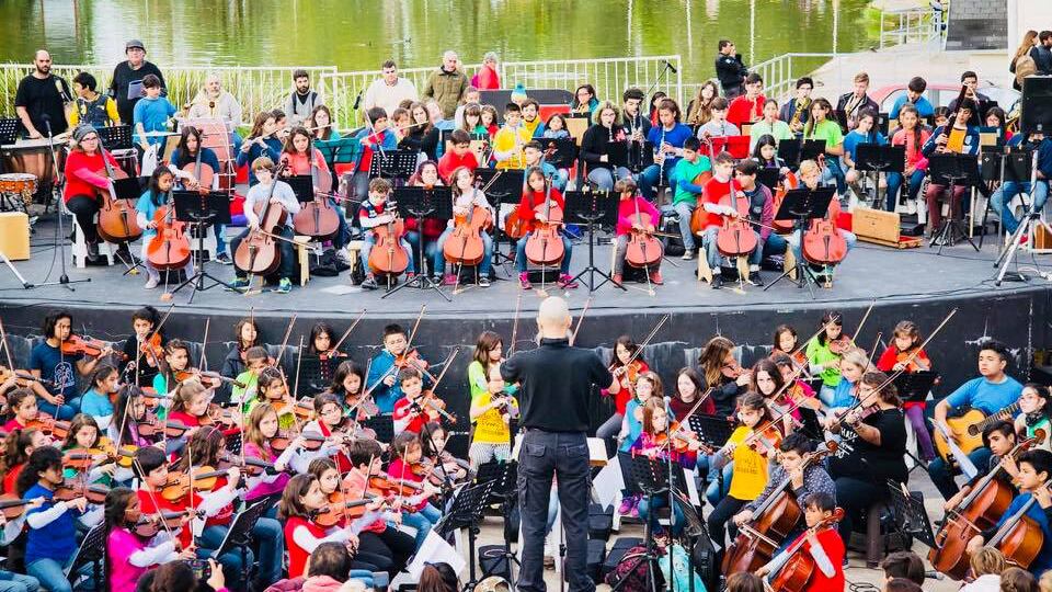 La Orquesta Escuela de Berisso tiene más de 600 alumnos. 