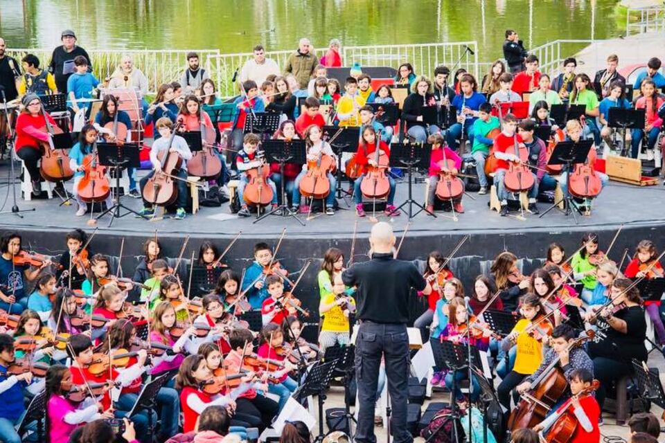 La Orquesta Escuela de Berisso tiene más de 600 alumnos.