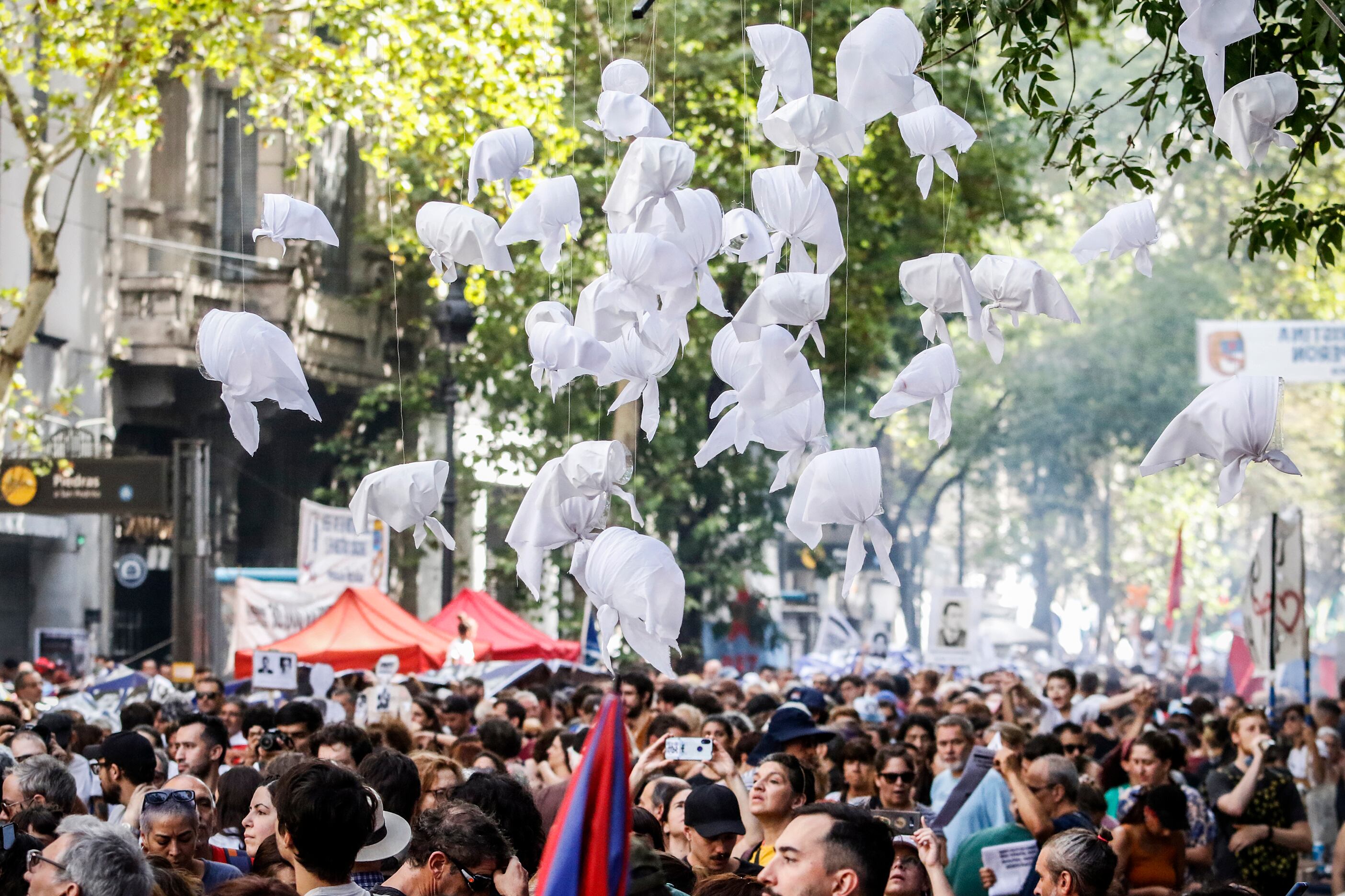 La Marcha del 24 de marzo a Plaza de Mayo.