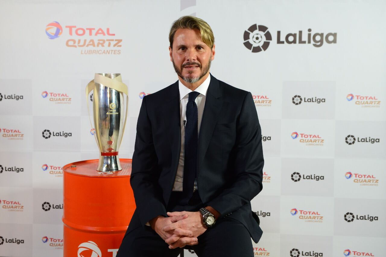 Fernando Redondo fue elegido como el embajador de la liga española en el país.