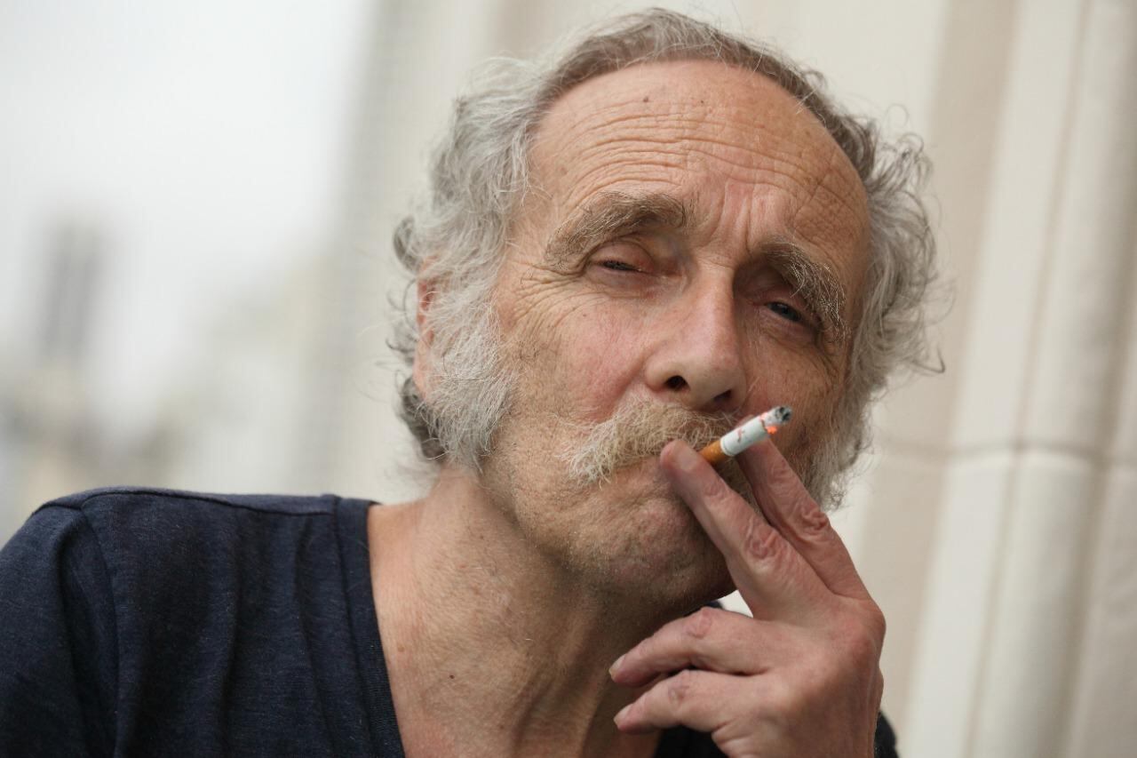 Alberto Szpunberg, poeta con larga trayectoria como militante político. 